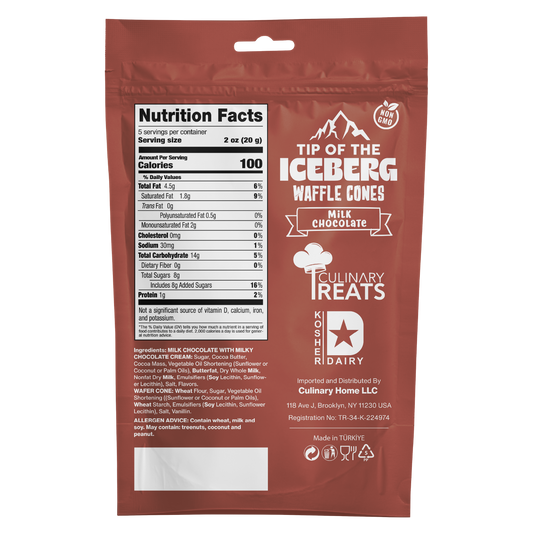 Mini Waffle Cones Hazelnut Cream