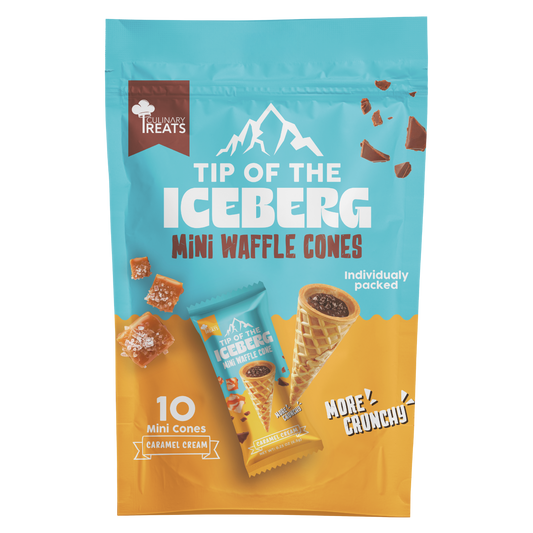 Mini Waffle Cones Caramel Cream