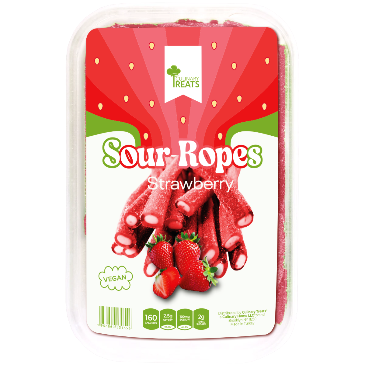 Sour Ropes Strawberry
