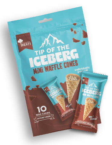 Mini Waffle Cones Hazelnut Cream