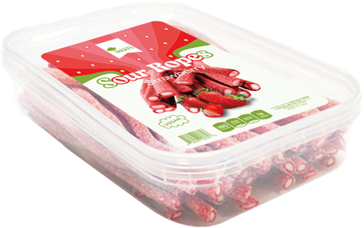 Sour Ropes Strawberry